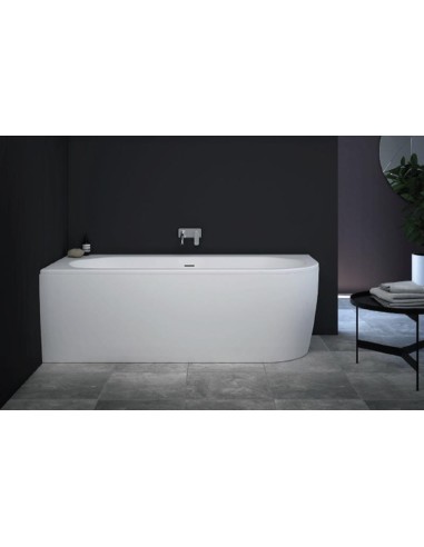 Eck-Badewanne adopto vivid small B: 160 x T: 75 cm