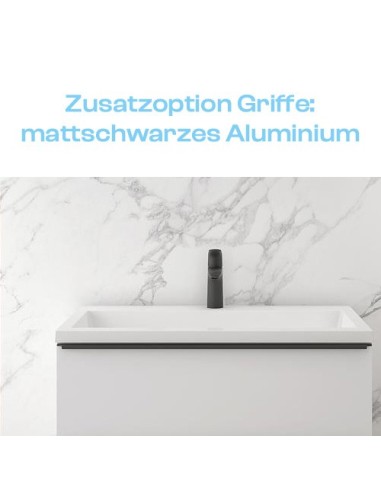 Option: Griffe aus mattschwarzen Aluminium (für ville melbourne, adopto vibe, ville york)