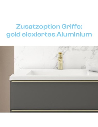 Option: Griffe aus gold eloxiertem Aluminium (für adopto vibe)