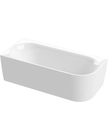 Eck-Badewanne ville nice mit Einlauf B: 160 x T: 75 x H: 60 cm