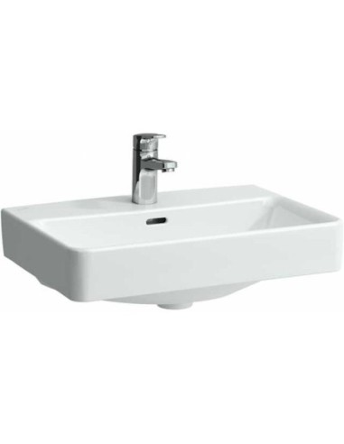 Laufen Pro S Möbel-Waschtisch 55 x 38 cm, 1 Hahnloch, mit Überlauf, weiß