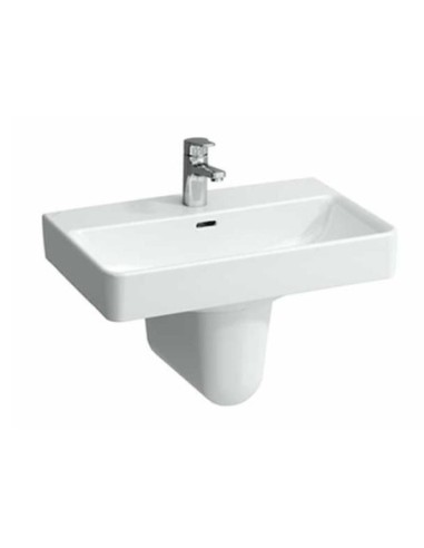 Laufen Pro Compact Waschtisch 55 x 38 cm, 1 Hahnloch mit Überlauf, weiß