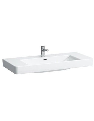 Laufen Pro S Waschtisch unterbaufähig, 1 Hahnloch, mit Überlauf, 105 x 46,5 cm, weiß