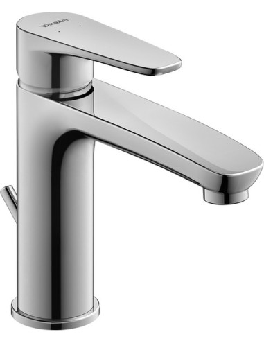 Duravit B.1 Einhebel-Waschtischmischer M mit Zugstange, Höhe 169,5 mm, Ausladung 138,5 mm