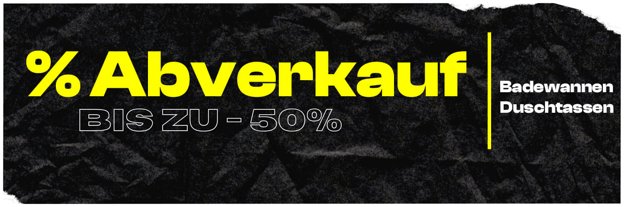 Abverkauf bei Trendshop-Bad.at